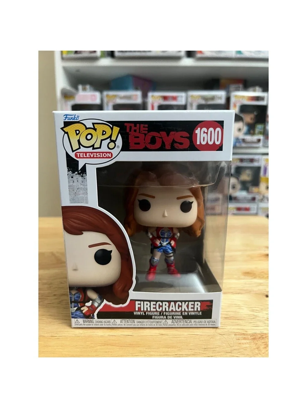 Firecracker The Boys Funko Pop #1600 Television Comics TV Shows Seven Homelander